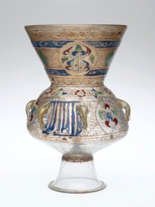 مصباح مسجد (زجاج مطلي)